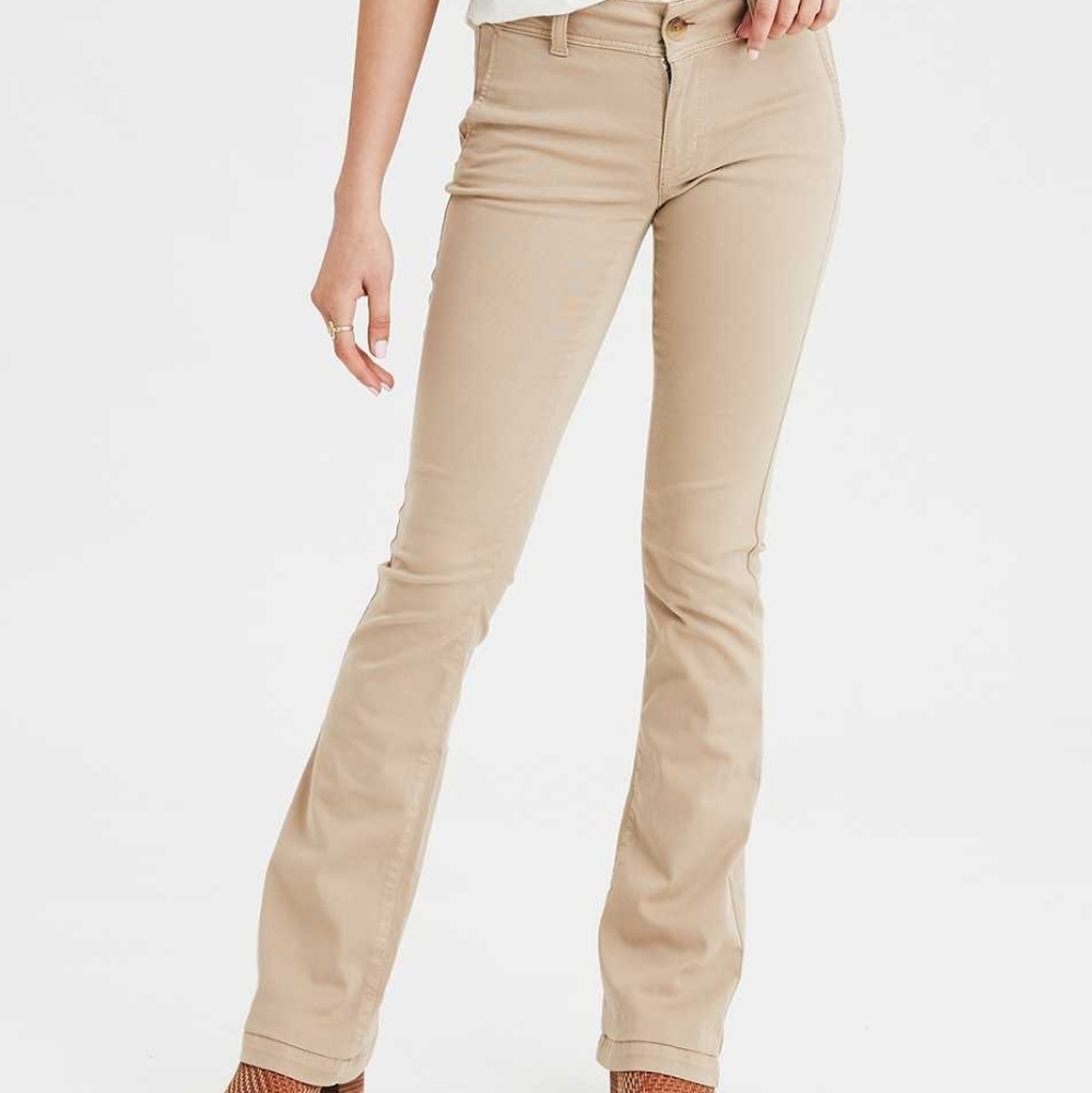 American Eagle Flare Khakis